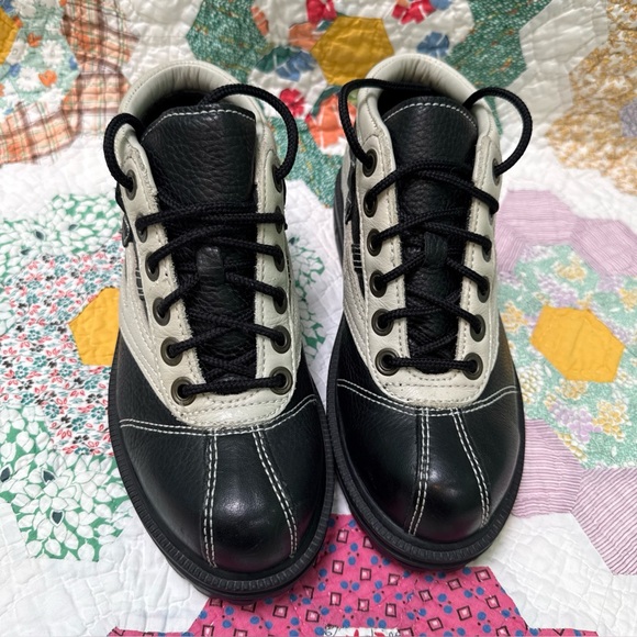 Vintage Nine West Chunky 90s Y2K Lace-up Sneaker Boots Size 6.5 - Picture 8 of 12
